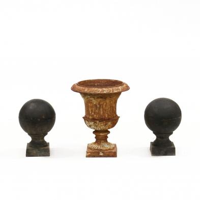 pair-of-cast-iron-garden-finials-and-urn
