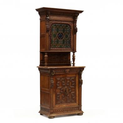 antique-belgian-carved-oak-diminutive-court-cupboard