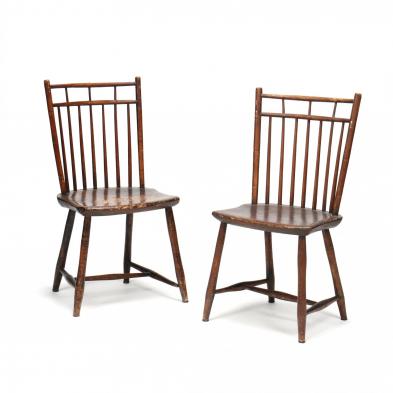 pair-of-antique-american-windsor-side-chairs