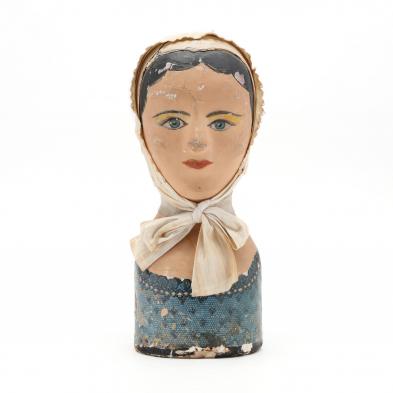 antique-french-papier-mache-bonnet-mannequin
