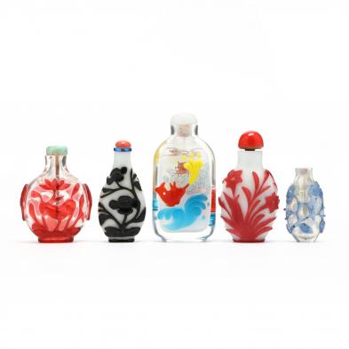 five-chinese-glass-stuff-bottles