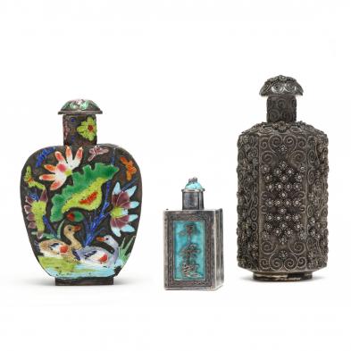 three-chinese-silver-and-metal-snuff-bottles