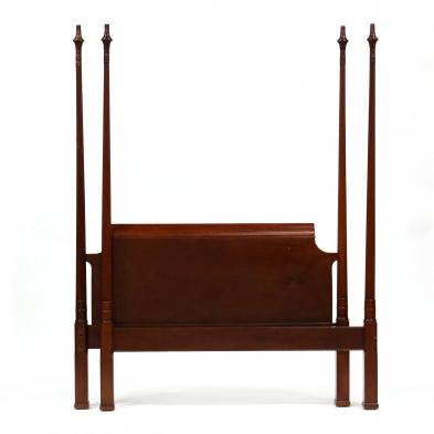 federal-style-mahogany-full-size-tall-post-bed-with-tester