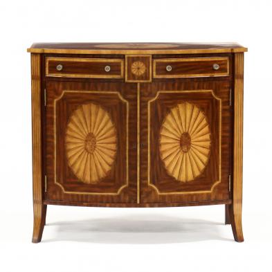 maitland-smith-regency-style-inlaid-demilune-cabinet