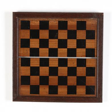 a-bench-made-checker-board