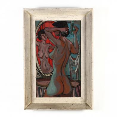 joe-cox-nc-1915-1997-nude-with-mirror