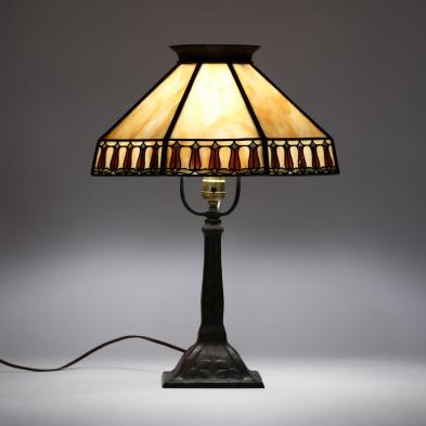 handel-stained-glass-table-lamp