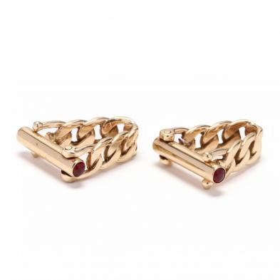 gold-and-ruby-cufflinks