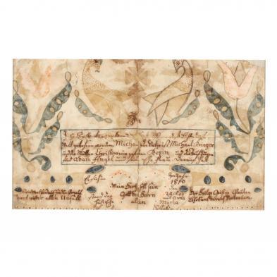 rare-1810-wythe-county-va-fraktur-att-wild-turkey-artist