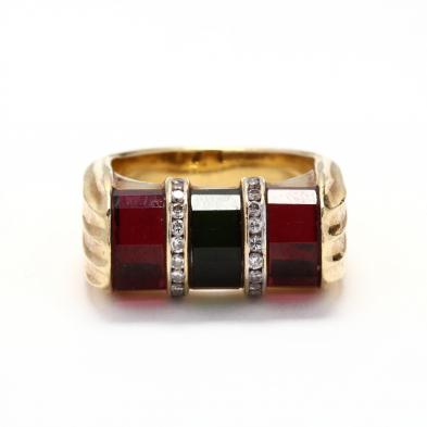 18kt-gold-diamond-and-gemstone-ring
