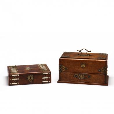 two-antique-english-document-boxes