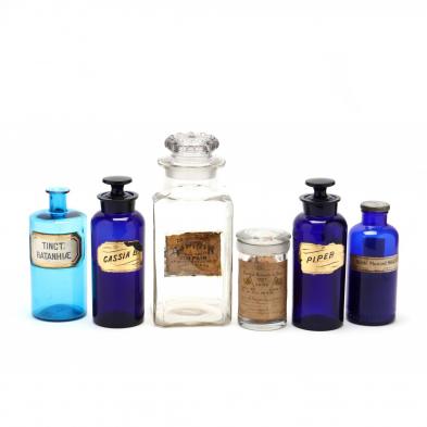 six-antique-apothecary-jars