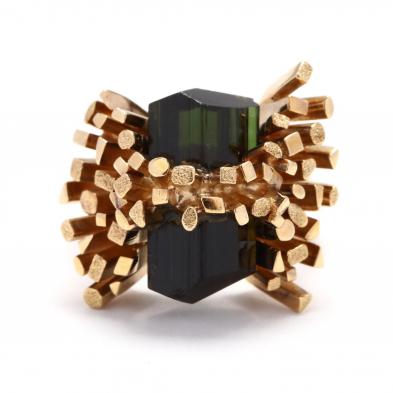 modernist-18kt-gold-and-tourmaline-ring