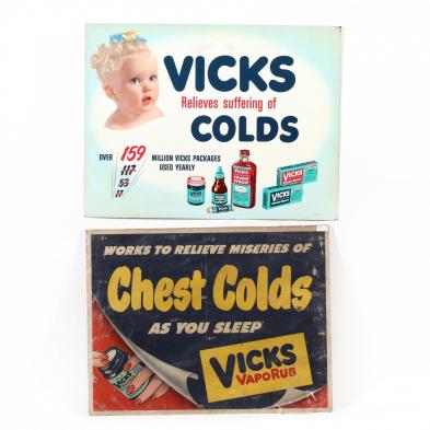 two-vintage-vicks-advertising-signs