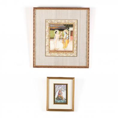 two-indian-miniature-paintings