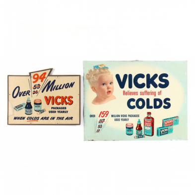 two-vicks-advertising-signs