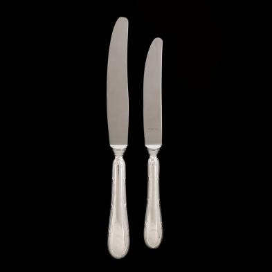set-of-koch-bergfeld-800-silver-dessert-and-dinner-knives