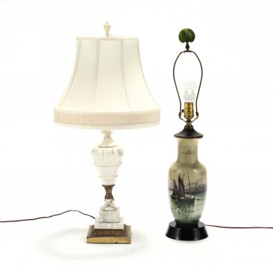 two-vintage-table-lamps