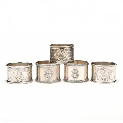 five-antique-german-800-silver-napkin-rings