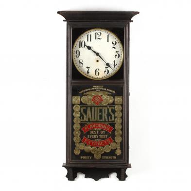 sauer-s-flavoring-extract-advertising-wall-clock