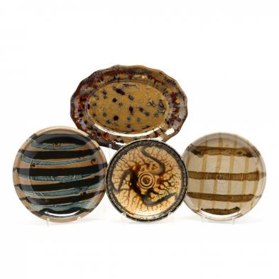 four-studio-pottery-platters