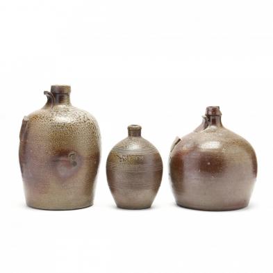 three-signed-nc-pottery-jugs