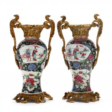 a-pair-of-chinese-famille-noire-vases-with-bronze-ormolu-mounts