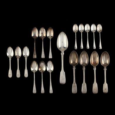19-english-silver-spoons-george-iii-victorian-and-george-v