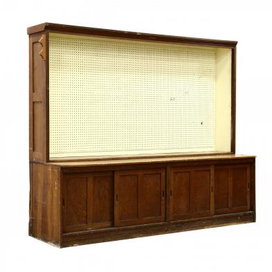 large-antique-country-store-flat-wall-cabinet