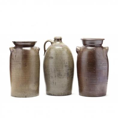three-nc-pottery-two-gallon-salt-glazed-vessels