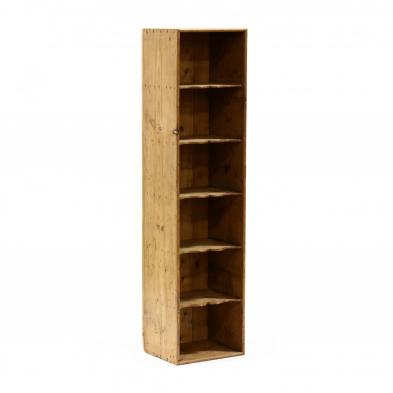 antique-pine-divided-cabinet-shelf