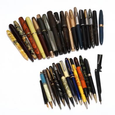 group-of-vintage-pens