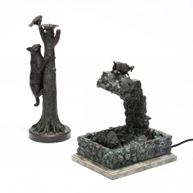 figural-bronze-fountain-and-candlestick
