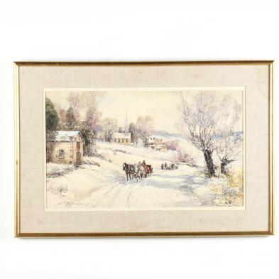 joseph-conover-claghorn-american-1869-1947-sleigh-ride