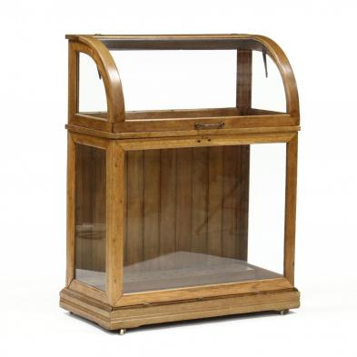 antique-oak-cane-display-case