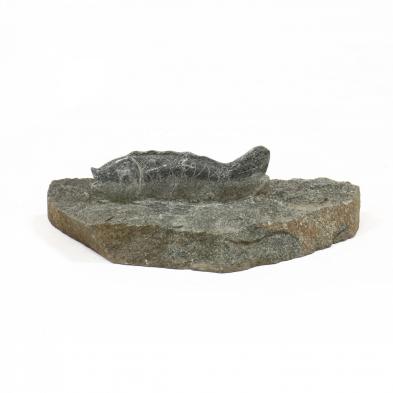 carved-granite-fish-form-fountain