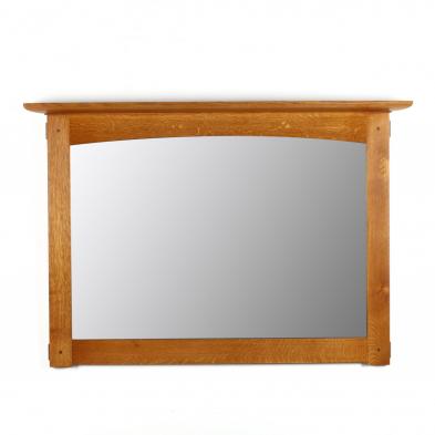 stickley-mission-oak-mirror