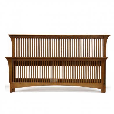 stickley-contemporary-mission-oak-king-size-bed