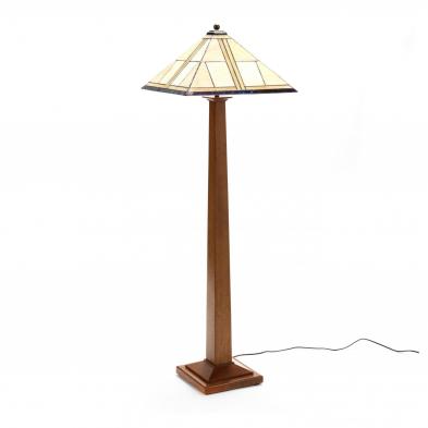 stickley-contemporary-mission-oak-floor-lamp