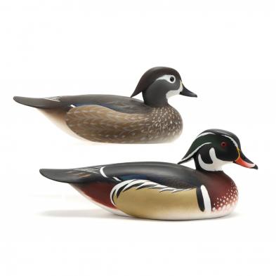 a-pair-of-oliver-lawson-signed-wood-duck-decoys