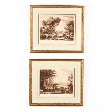 after-claude-lorrain-french-1600-1682-two-pastoral-etchings