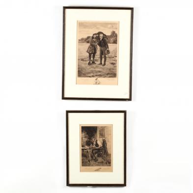 walter-dendy-sadler-british-1854-1923-two-golf-etchings