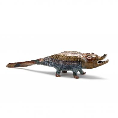 nc-folk-pottery-charles-moore-alligator