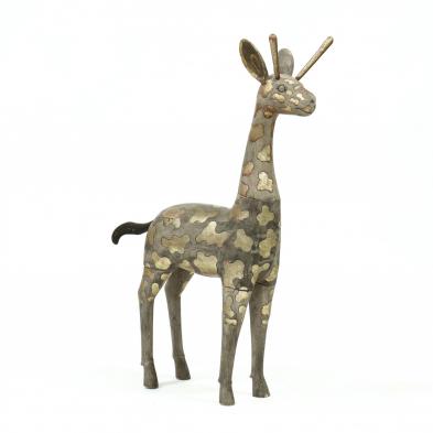 southeast-asian-carved-and-painted-giraffe