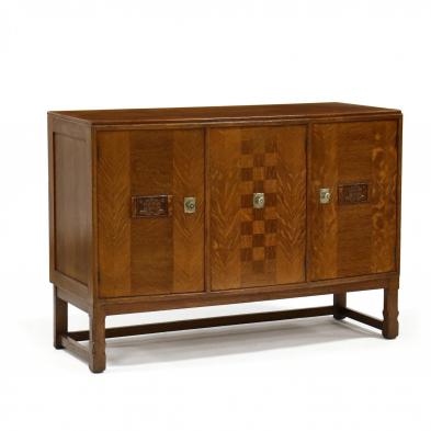 english-art-deco-oak-server