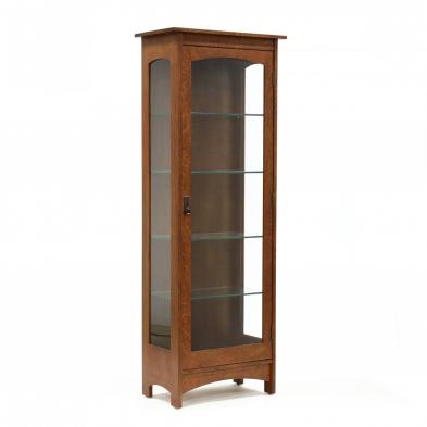 stickley-contemporary-mission-oak-display-case