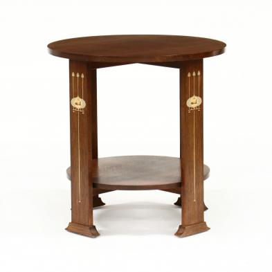 stickley-contemporary-harvey-ellis-inlaid-lamp-table