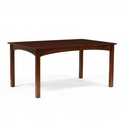 stickley-contemporary-inlaid-cherry-mission-dining-table-with-leaves
