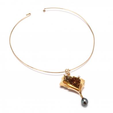 18kt-gold-and-gem-set-pendant-brooch-ben-dyer