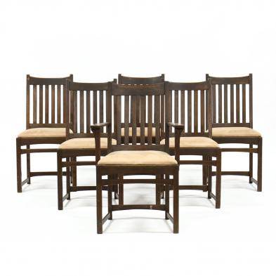 lifetime-vintage-set-of-six-mission-oak-dining-chairs